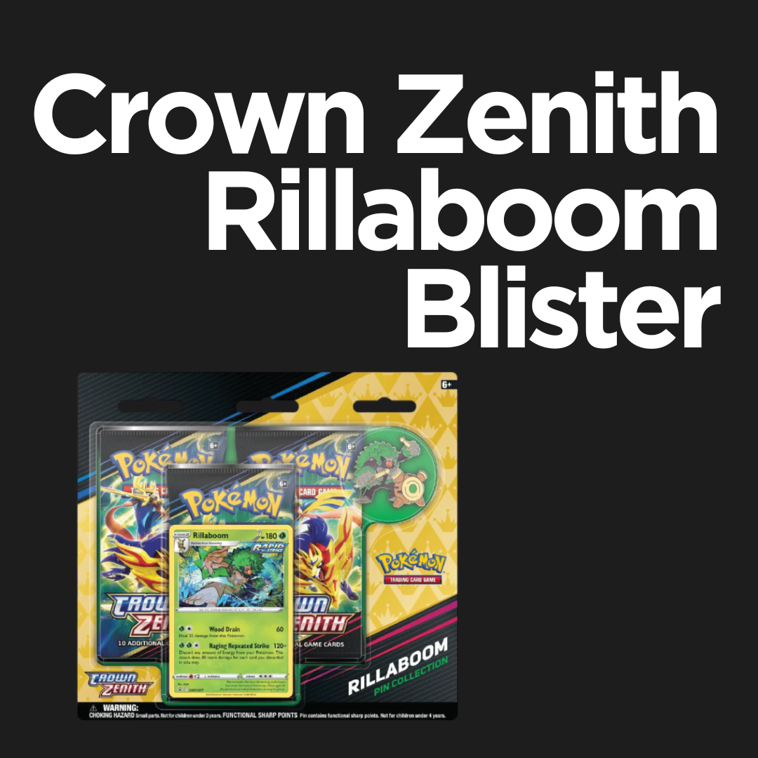 Pokemon - Crown Zenith Rillaboom Blister (EN)