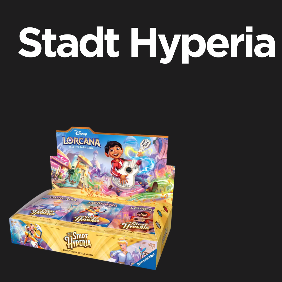 Disney Lorcana - Stadt Hyperia Display (DE) / Vorverkauf - Versand am 23.10.26